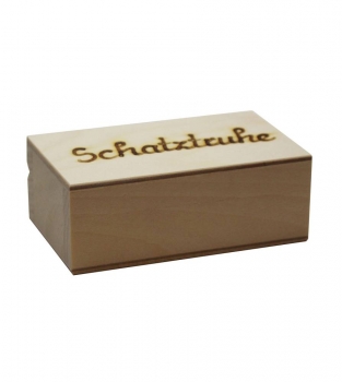 Holzkistchen/Truhe/Holzbox 10x6x5cm Schatztruhe
